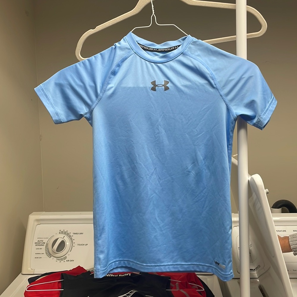 Blue Under Armor Compression Shirt